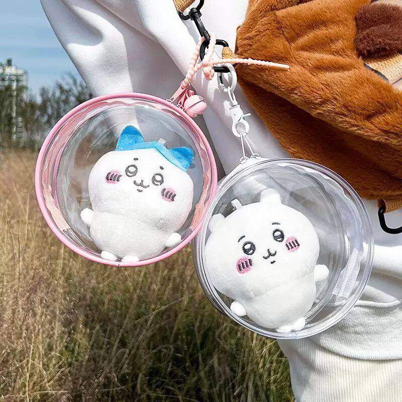 高透明小号娃包痛包15cm棉花娃娃收纳挂袋保护套外出展示二次元溜,模玩/动漫/周边/娃圈三坑/桌游,娃包,淘宝优惠券,粉丝福利购,淘宝优惠卷