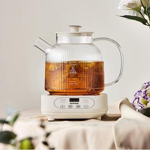 2025新款家用纯玻璃养生壶炖煮一体办公室小型迷你一人花茶壶烧水