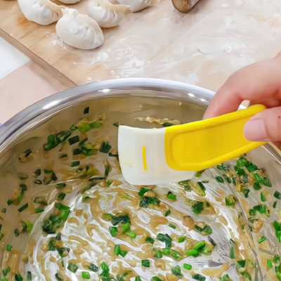 包饺子神器家用硅胶刮刀食品级耐高温挖馅勺挑馅勺包馄饨多功能勺