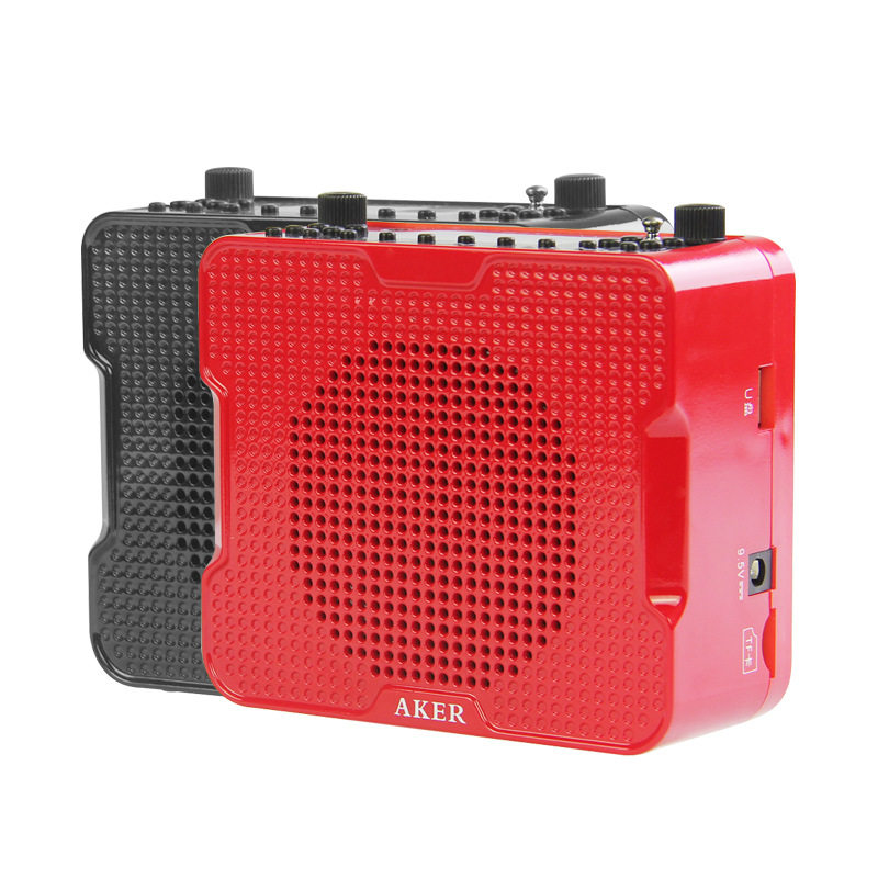 爱课AK67W有线无线教学扩音器大功率便携式小蜜蜂广场老人播放器