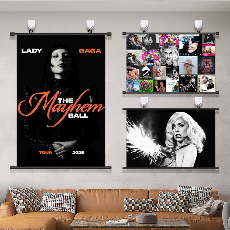 LadyGaga海报挂画周边酒吧装饰画