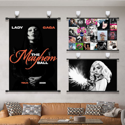 LadyGaga海报挂画周边酒吧装饰画