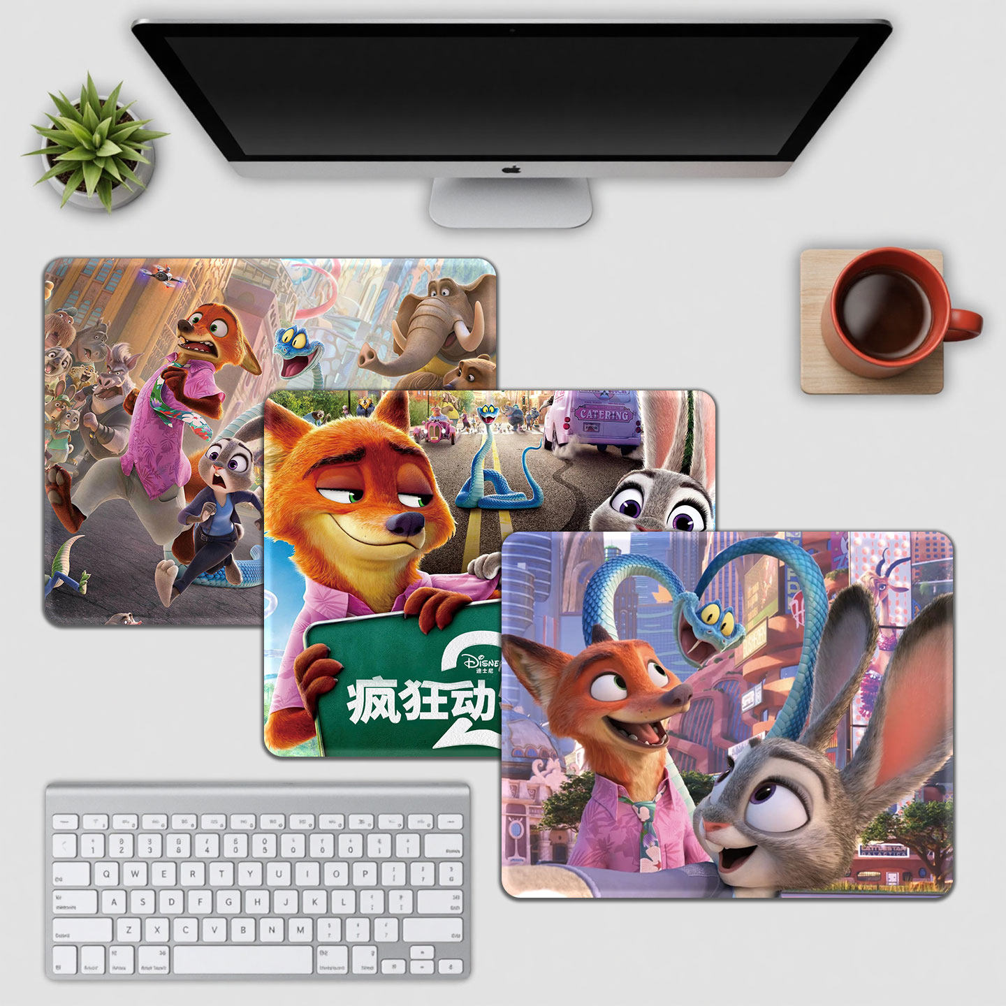 疯狂动物城2鼠标垫书桌垫