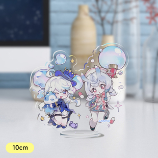 原神阿蕾奇诺希格雯二次元游戏周边挂件夹层高清立牌可爱动物挂饰