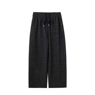 显瘦垂感亮闪闪直筒运动裤 加绒加厚～香蕉裤 2617 小乐专享