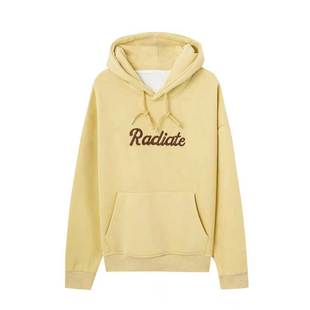 【小乐专享】连帽加绒加厚刺秀卫衣女款709