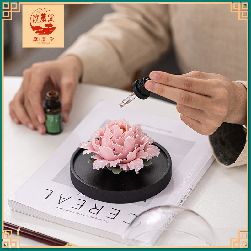 非遗手捏瓷花无火香薰礼盒高级礼