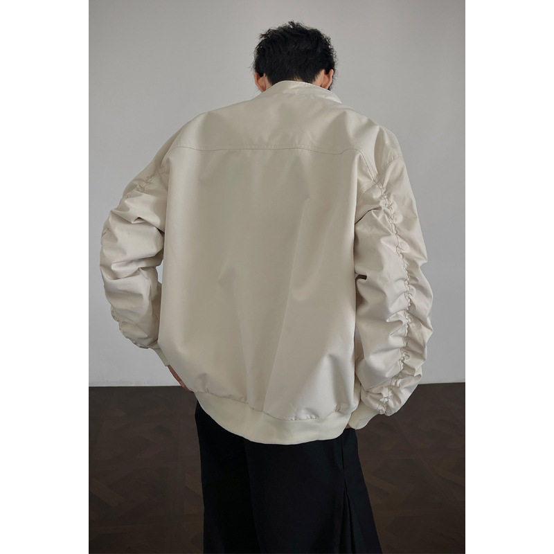 美式秋季教练夹克三防立领