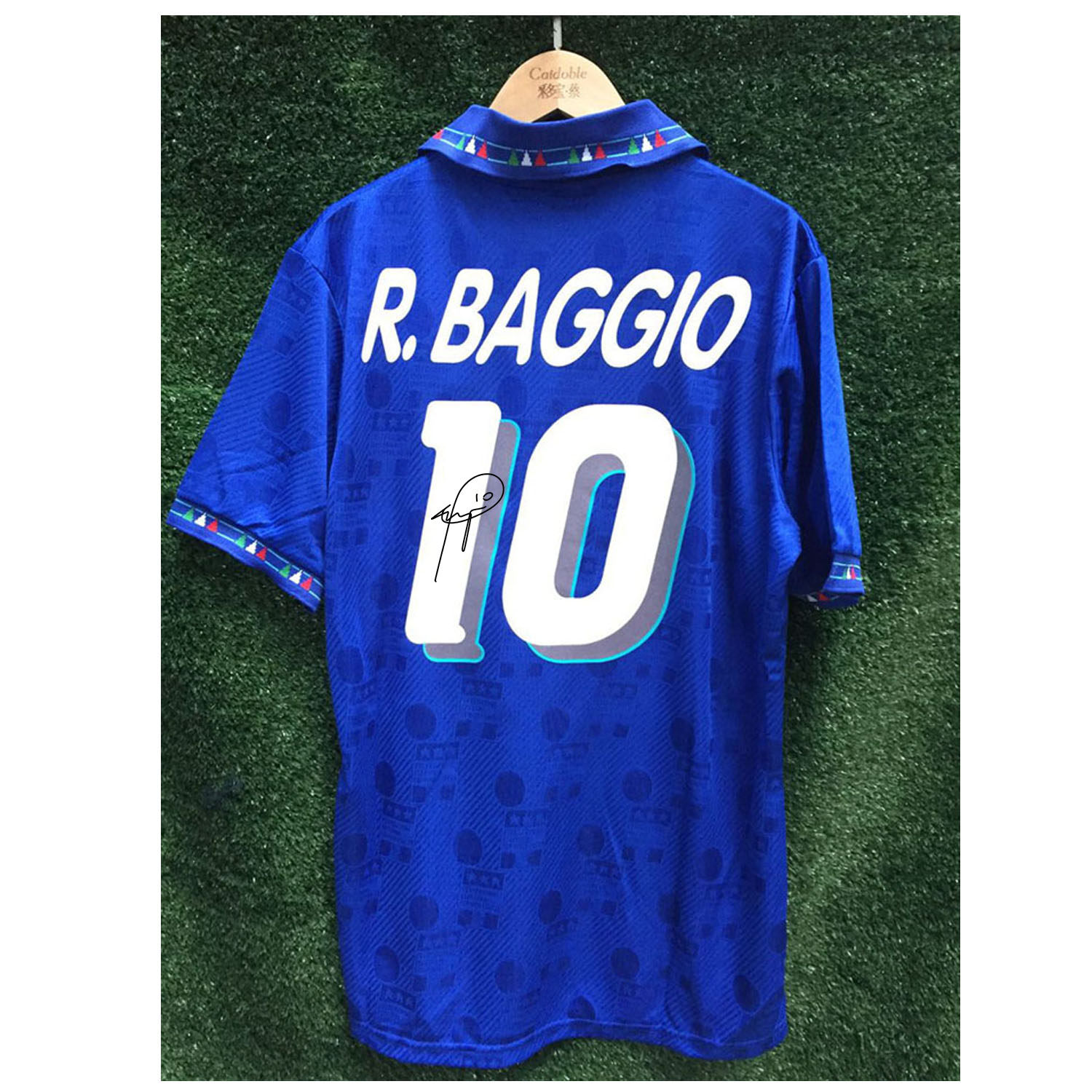 1994意大利10号巴乔签名球衣BAGGIO主客场复古球迷版短袖足球服
