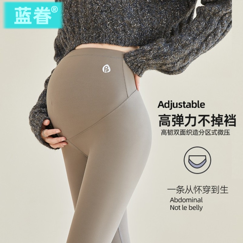 孕妇打底裤春夏季2025大码百搭鲨鱼裤薄款外穿瑜伽裤芭比裤秋冬装