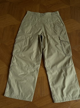 【年终清仓】SUNTEEZA静奢休闲工装卡其色多口袋功能工装裤长裤