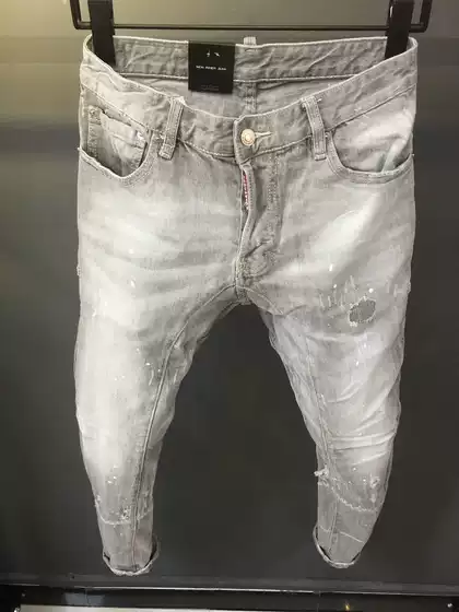 Dsquared2 Jeans 2020 New Ripped Trendy Brand Second-Order D2 Men's Slim Fit Skinny Pants Direct Sale