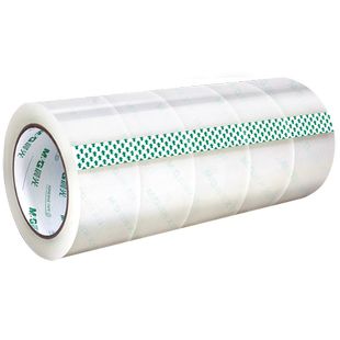 晨光透明胶带大卷封口大号宽胶带快递打包专用固定防水高粘度超强封箱胶整箱强力胶带胶布胶纸办公用批发包邮