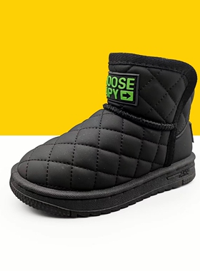 A5601软底款加厚绒雪地靴儿童深冬时尚百搭雪地靴防滑大棉毛毛鞋