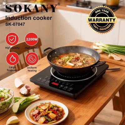 外贸跨境SOKANY07047电磁炉火锅炒菜电炉触屏Induction Cooker