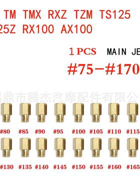 VM TM TMX RXZ TZM TS125 AX100 RX100 化油器主副喷嘴 main jet