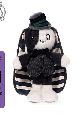 PLUSHIE DREADFULS毛绒公仔包挂件娃娃黑色搞怪小兔形玩偶帽子兔