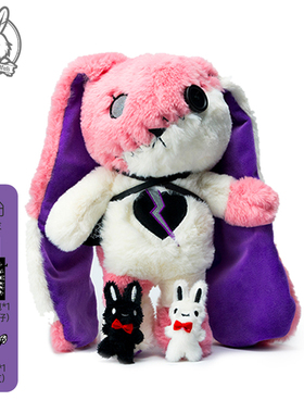 PLUSHIE DREADFULS毛绒玩具兔子玩偶公仔焦虑兔娃娃安抚解压礼物