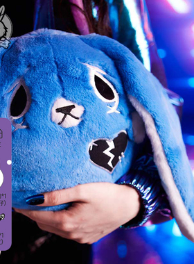 PLUSHIEDREADFULS治愈系原创毛绒公仔抑郁兔depress解压安抚陪伴