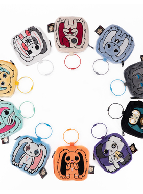 PLUSHIE DREADFULS玩偶零钱包毛绒挂件卡通挂饰耳机包收纳包礼物