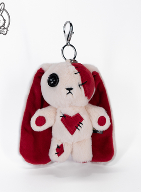 PLUSHIEDREADFULS原创设计治愈系迷你毛绒公仔包包挂件LOVE兔