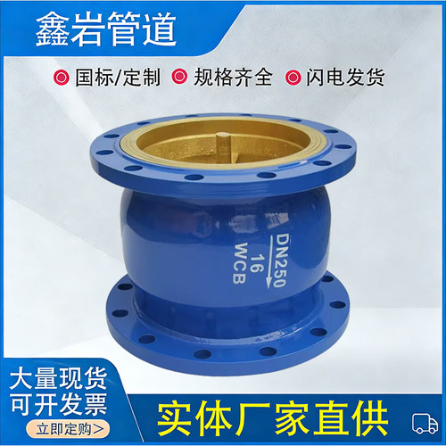 法兰消声止回阀立式止回阀HC41X