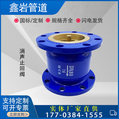 法兰消声止回阀立式止回阀HC41X