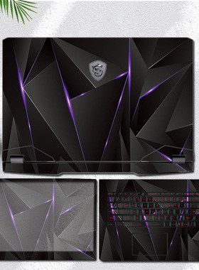 msi微星雷影17外壳膜绝影GS77/14 16Studio电脑保护膜魔影/星影15炫彩贴纸泰坦GP68HX/GE78 HX笔记本机身背膜