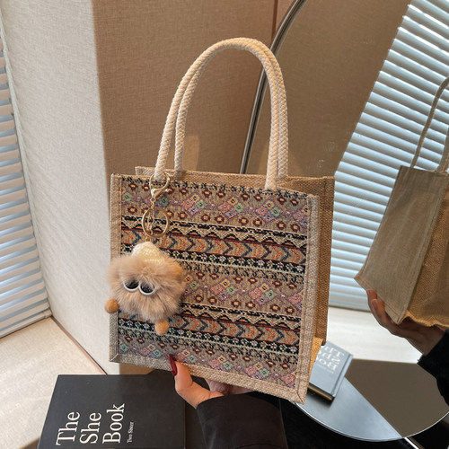 今年流行国风流苏包包2025新款潮时尚通勤手提包女ins日系手拎包