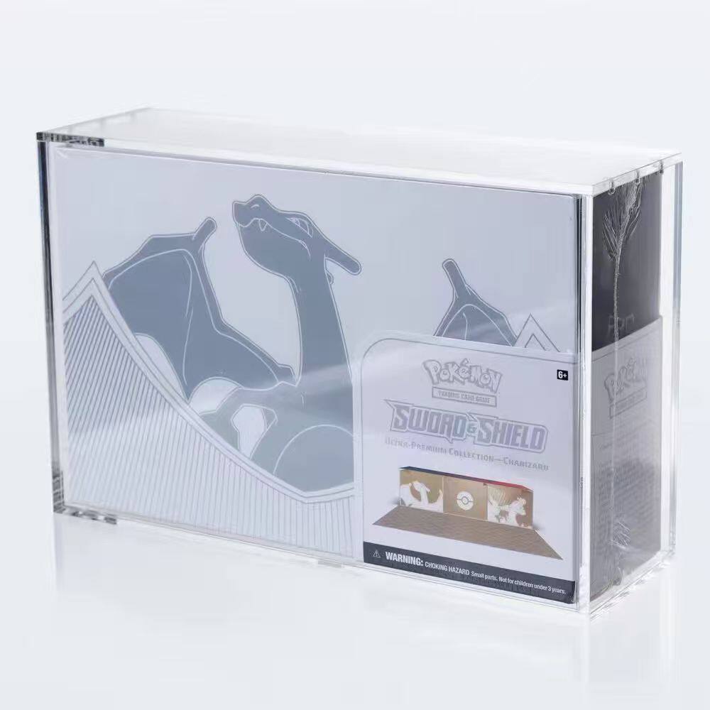 适用于宝可梦新喷火龙UPC超豪华珍藏PTCG装饰防尘盒磁吸款