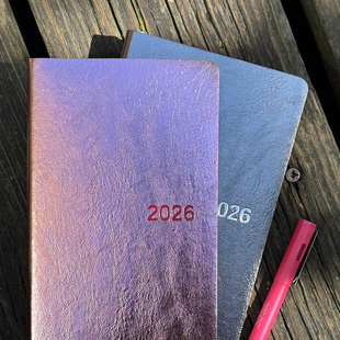 2026 周计划1周2页日程本weeks时间管理手帐软皮定制 B6八分格