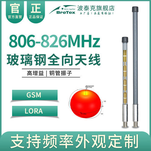 806-826mhz玻璃钢全向天线