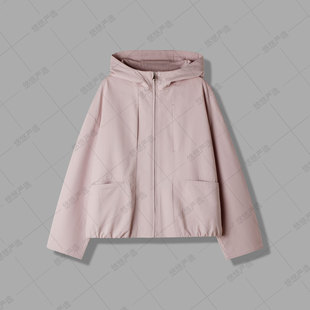 连帽翻领拉链风衣外套 下场恢复239 品牌订单