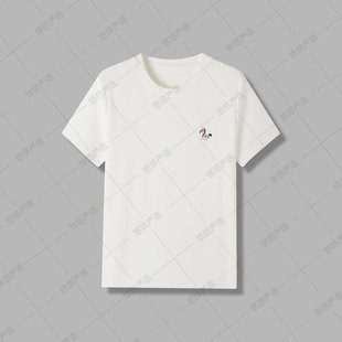 正码 T恤 磨毛彩色小马刺绣短袖 正拍 小马刺绣