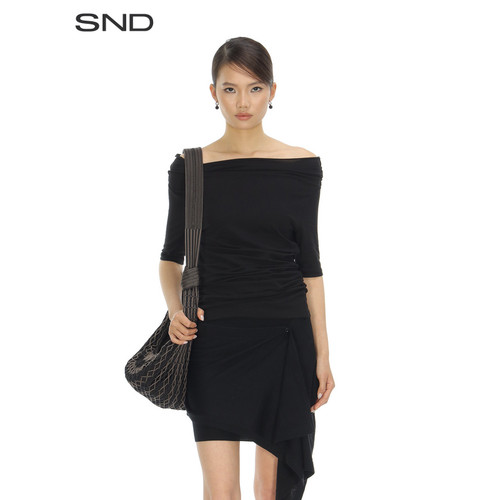 SNDSS26短袖扭纹上衣女款