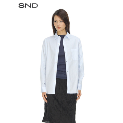 SNDSS26口袋衬衫男女同款