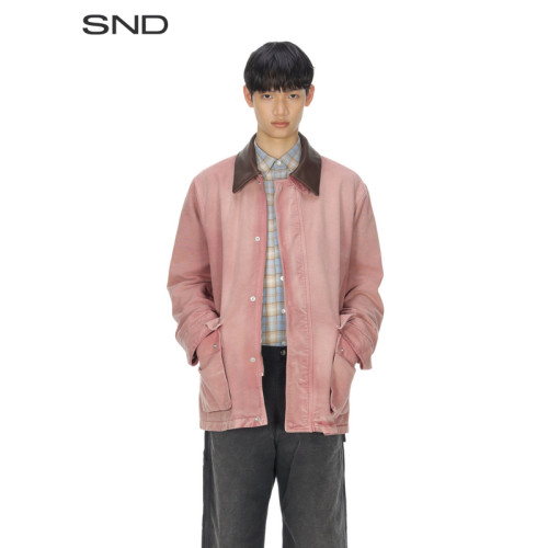 SNDPS26口袋宽松短外套男款