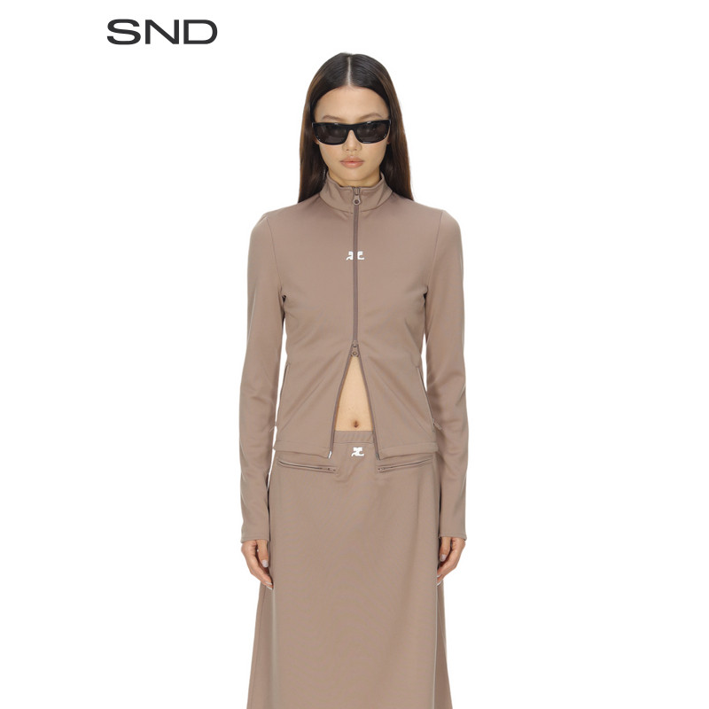 【COURREGES 设计师品牌】SND PF25 机车内搭夹克女款