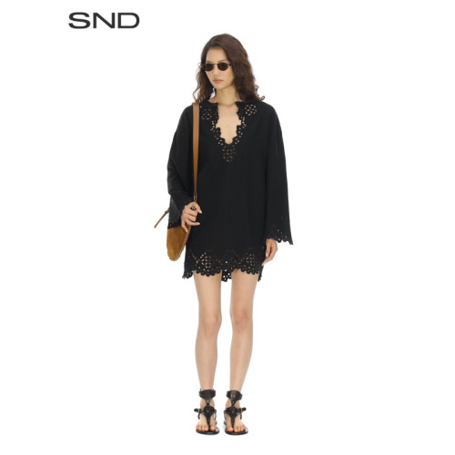 SNDSS26镂空不规则连衣裙