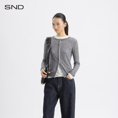 SNDAW26叠层长袖开衫女款