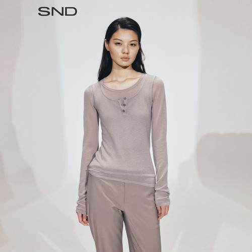 SNDAW26微透两件套上衣女款