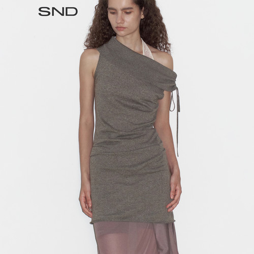 SNDSS25复古多穿领型连衣裙