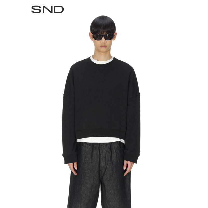 SNDAW25圆领短款卫衣图片