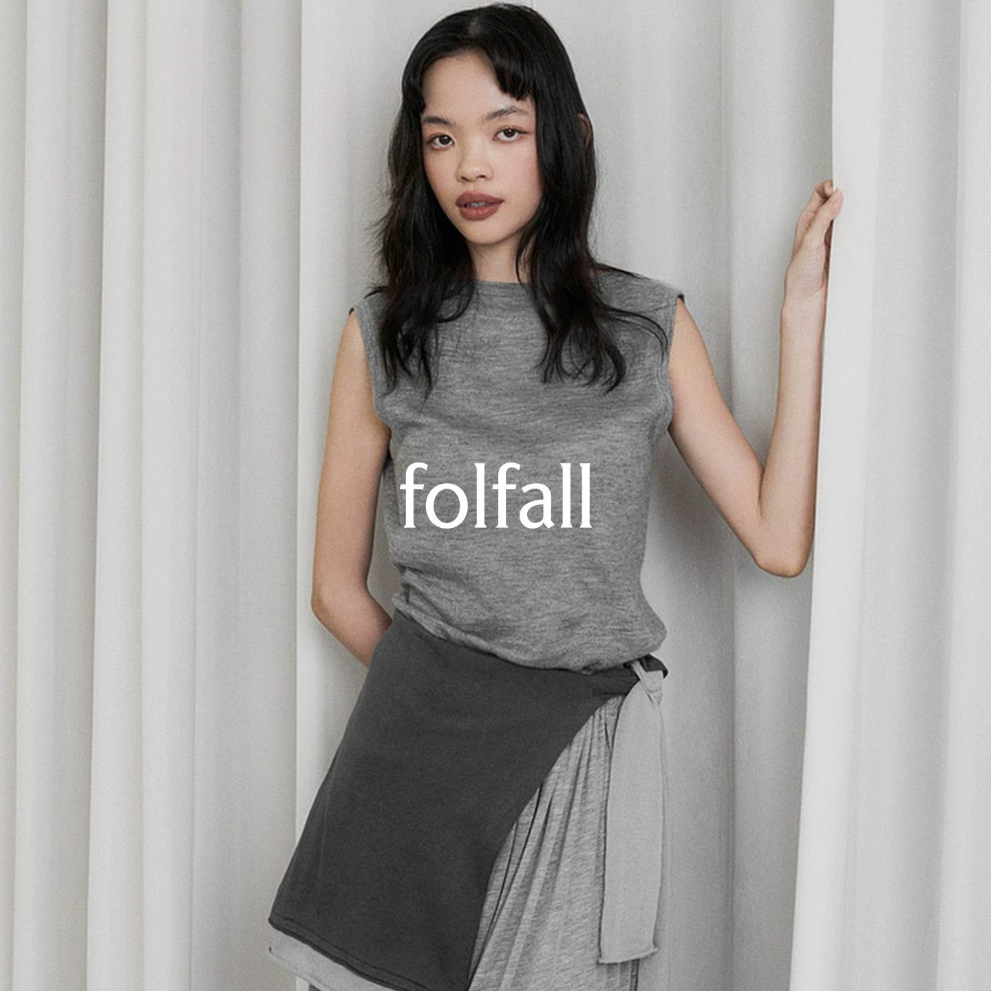 【FOLFALL 设计师品牌】SND SS26 羊绒露背修身背心女款