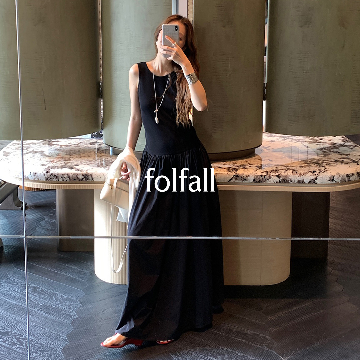 【FOLFALL 设计师品牌 】SND SS26 修身背心长裙女款