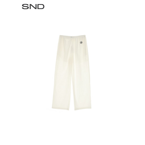 SNDSS26松紧无腰头阔腿长裤