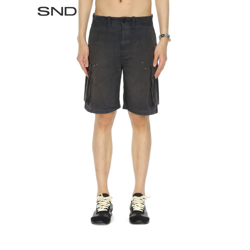 SNDSS26斑点工装短裤男款
