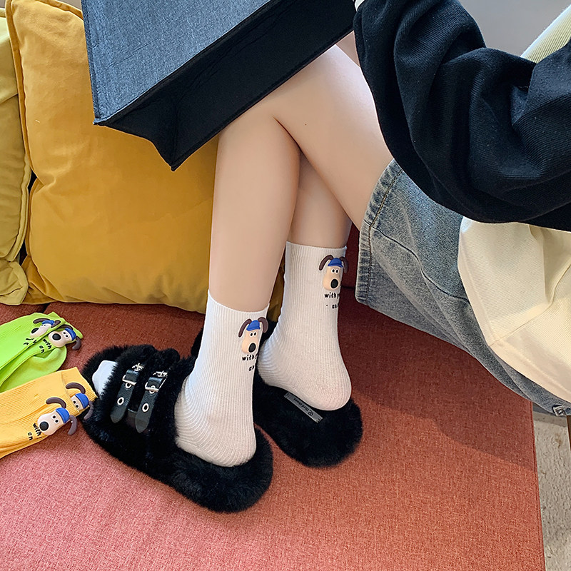 Puppy Love! Adorable Mid-Calf Slouch Socks for Autumn Style - Product image 3