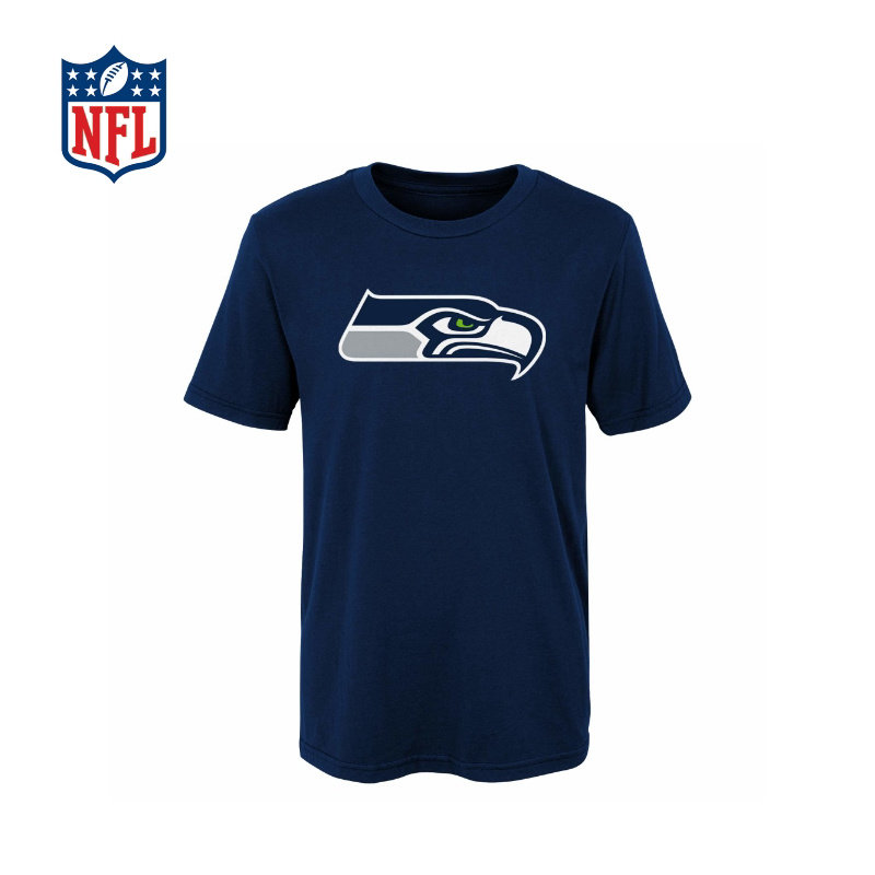 西雅图海鹰 primary logo t恤 - 儿童