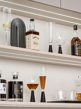白兰地香槟橱柜摆件软装洋